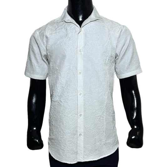 Wrinkle Cotton Half Sleeves Shirt