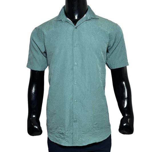 Wrinkle Cotton Half Sleeves Shirt